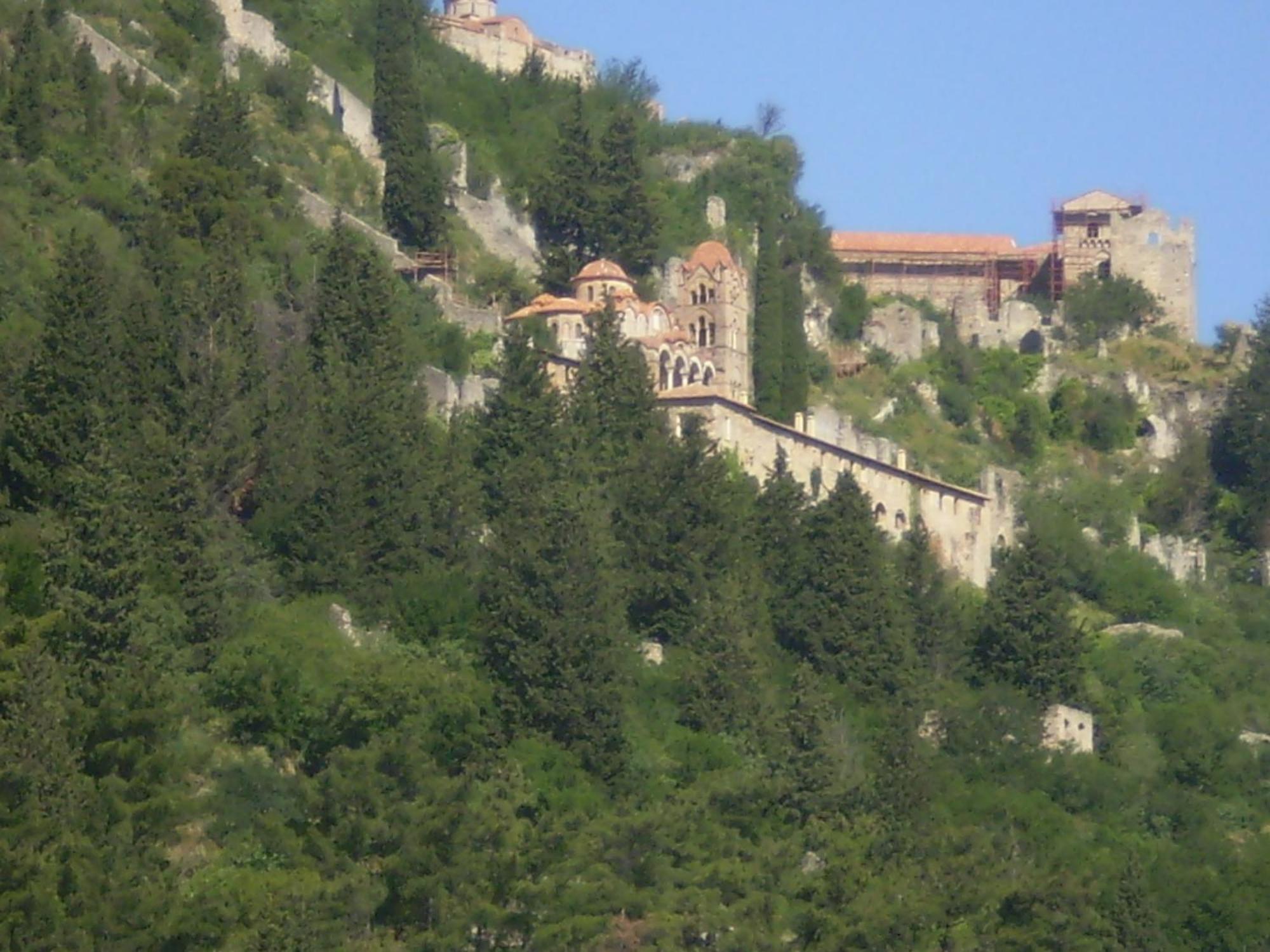 Byzantion Hotel Misztrász Kültér fotó